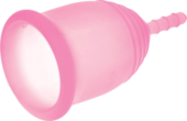 Розовая менструальная чаша Clarity Cup L - 2