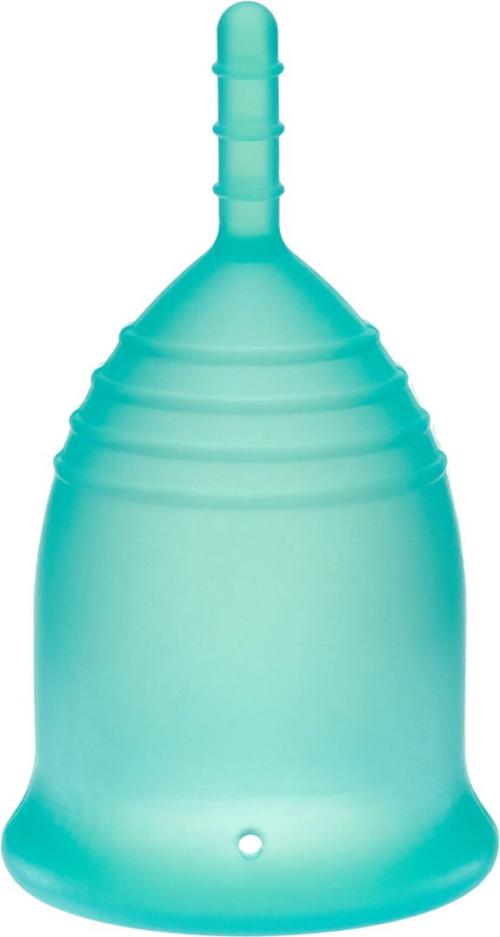 Бирюзовая менструальная чаша Clarity Cup S - 0