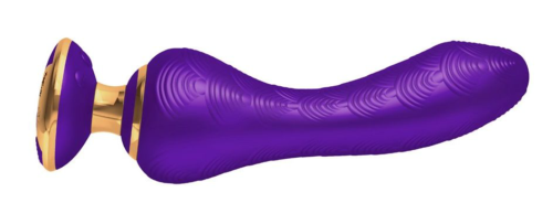 Фиолетовый вибростимулятор SANYA - 18,5 см. - 1