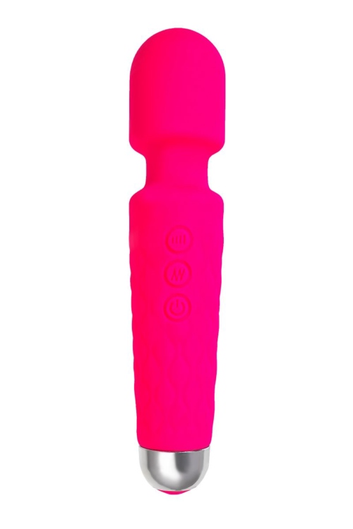 Розовый жезловый вибратор Peony - 20,5 см. - 0