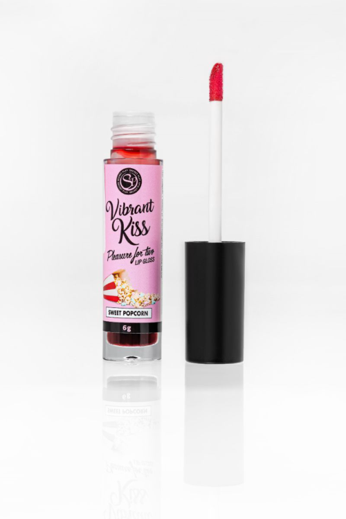 Бальзам для губ Lip Gloss Vibrant Kiss со вкусом попкорна - 6 гр. - 4