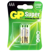Батарейки алкалиновые GP Super Alkaline ААA/LR03 - 2 шт. - 0