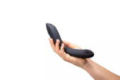 Темно-серый стимулятор G-точки Womanizer OG c технологией Pleasure Air и вибрацией - 17,7 см. - 4