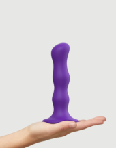 Фиолетовая насадка Strap-On-Me Dildo Geisha Balls size M - 1