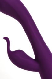 Фиолетовый вибратор-кролик G-Spotter - 19,5 см. - 10
