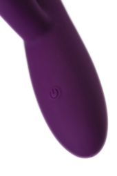 Фиолетовый вибратор-кролик G-Spotter - 19,5 см. - 13