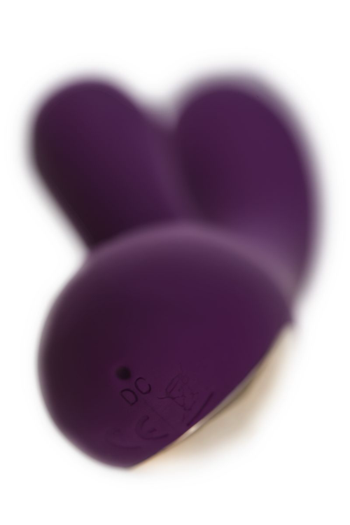 Фиолетовый вибратор-кролик G-Spotter - 19,5 см. - 11