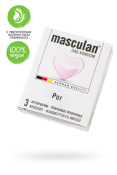 Супертонкие презервативы Masculan Pur - 3 шт. - 1