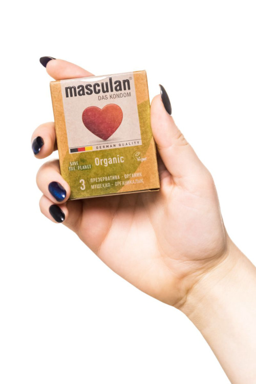 Экологически чистые презервативы Masculan Organic - 3 шт. - 3