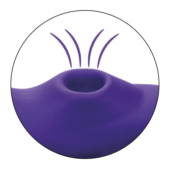Фиолетовый стимулятор в трусики Remote Suction Panty Teaser - 6