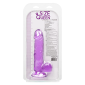 Фиолетовый фаллоимитатор Size Queen 6 - 20,25 см. - 3