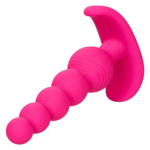 Розовая анальная елочка для ношения Cheeky X-5 Beads - 10,75 см. - 3