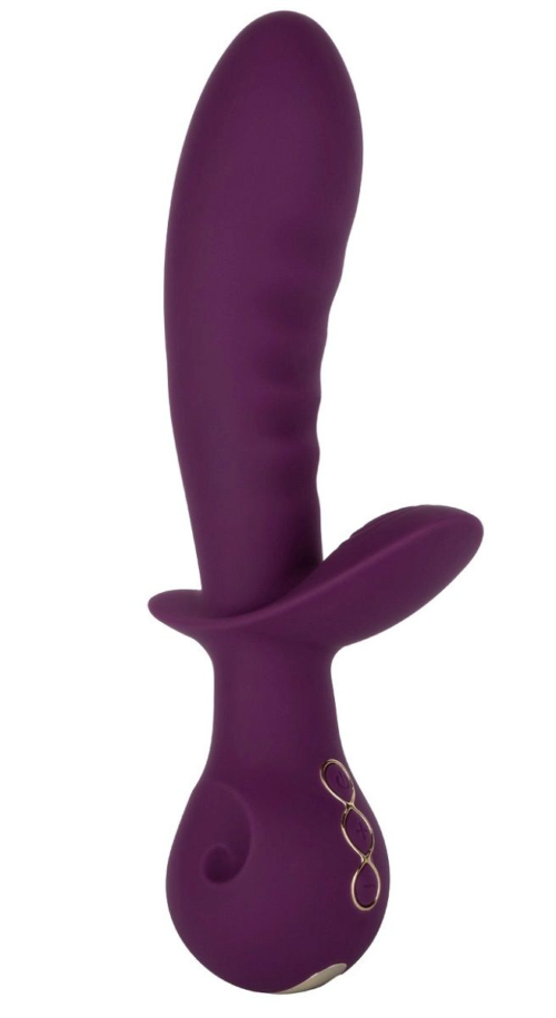 Фиолетовый универсальный вибратор Lover - 22,25 см. - 0