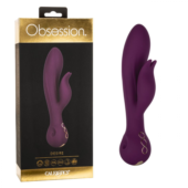 Фиолетовый вибратор-кролик Desire - 22,25 см. - 1