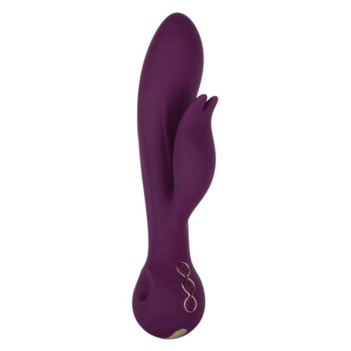 Фиолетовый вибратор-кролик Desire - 22,25 см. - 0