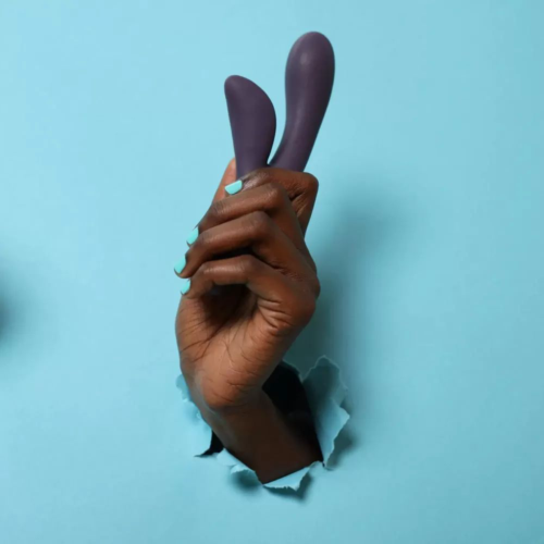 Фиолетовый вибратор-кролик Je Joue Hera - 18 см. - 1