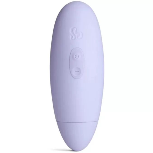 Фиолетовый вакуумный стимулятор клитора So Divine Pearl - 10 см. - 3