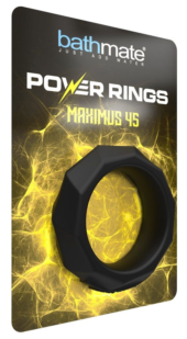 Черное эрекционное кольцо Maximus 45 - 3