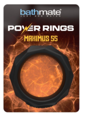 Черное эрекционное кольцо Maximus 55 - 3