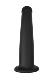 Черный анальный фаллоимитатор Serpens M - 17,5 см. - 2