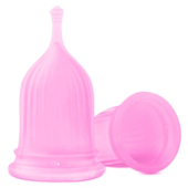 Розовая менструальная чаша RENA - 0
