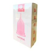 Розовая менструальная чаша HANNA - 2