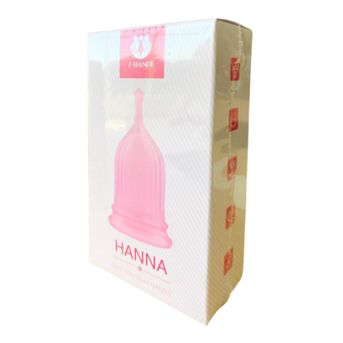 Розовая менструальная чаша HANNA - 2