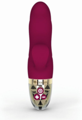 Ярко-розовый вибратор-кролик Hop Hop Bob - 16 см. - 2