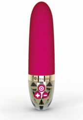 Ярко-розовый водонепроницаемый вибратор Sleak Freak - 14,5 см. - 0
