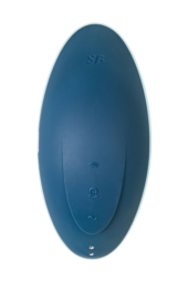 Синий вакуум-волновой вибростимулятор клитора Satisfyer Vulva Lover 1 - 3