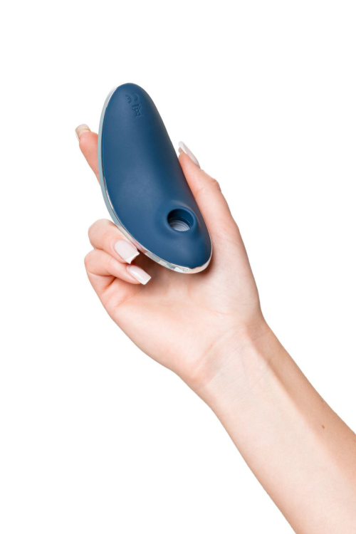 Синий вакуум-волновой вибростимулятор клитора Satisfyer Vulva Lover 1 - 5