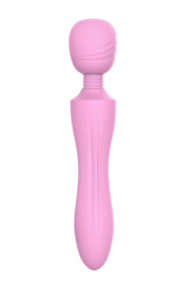 Розовый жезловый вибромассажер Pink Lady - 21,6 см. - 3