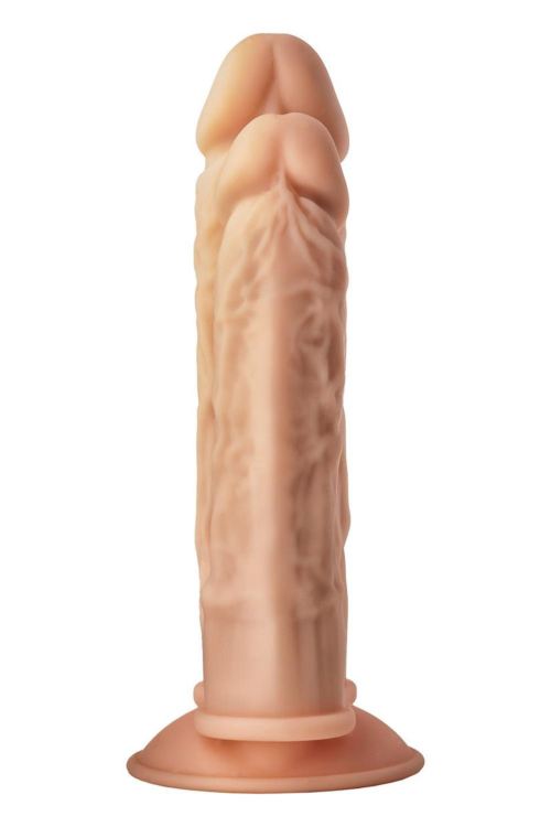 Телесный анально-вагинальный фаллоимитатор Double Penetrator - 19,5 см. - 3