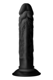 Черный анально-вагинальный фаллоимитатор Double Penetrator - 19,5 см. - 3