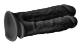 Черный анально-вагинальный фаллоимитатор Double Penetrator - 19,5 см. - 6
