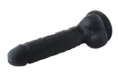 Черный фаллоимитатор-гигант XXL Dildo - 38 см. - 5