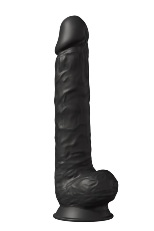 Черный фаллоимитатор-гигант XXL Dildo - 38 см. - 0