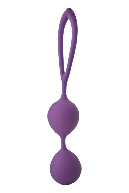 Фиолетовые вагинальные шарики Flirts Kegel Balls - 4