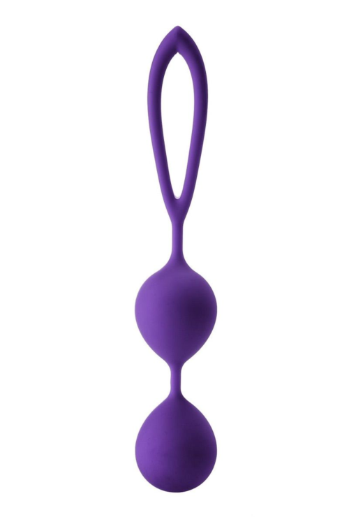 Фиолетовые вагинальные шарики Flirts Kegel Balls - 0