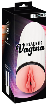 Мастурбатор-вагина Realistic Vagina в колбе - 1