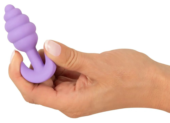 Фиолетовая анальная втулка Mini Butt Plug - 7,5 см. - 5
