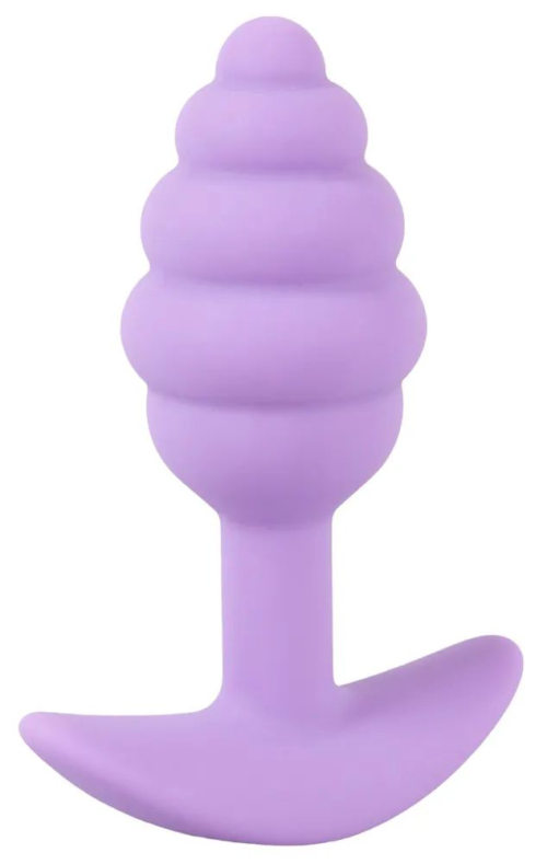Фиолетовая анальная втулка Mini Butt Plug - 7,5 см. - 2