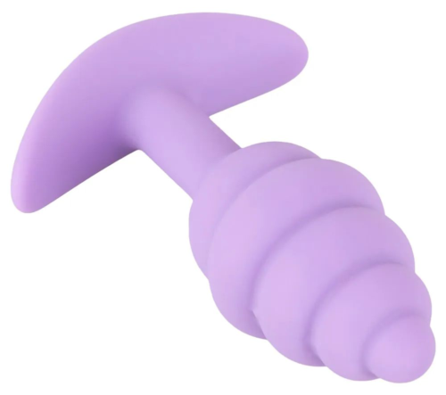 Фиолетовая анальная втулка Mini Butt Plug - 7,5 см. - 4