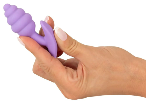 Фиолетовая анальная втулка Mini Butt Plug - 7,5 см. - 6