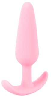 Розовая анальная втулка Mini Butt Plug - 8,4 см. - 2