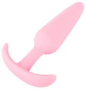 Розовая анальная втулка Mini Butt Plug - 8,4 см. - 4