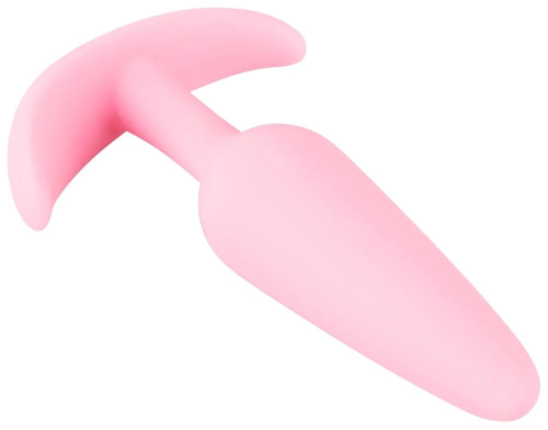 Розовая анальная втулка Mini Butt Plug - 8,4 см. - 5