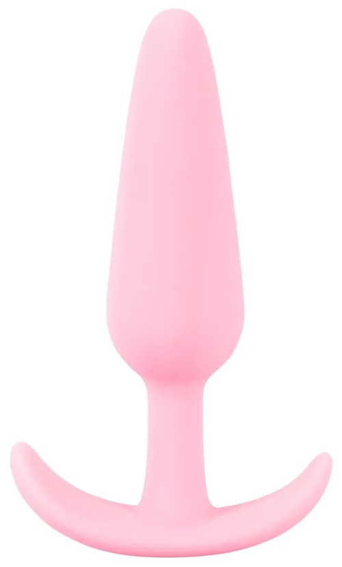 Розовая анальная втулка Mini Butt Plug - 8,4 см. - 0