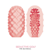 Розовый мастурбатор-яйцо Seductive Golf - 2