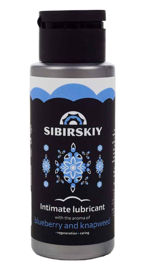 Пролонгирующий интимный лубрикант SIBIRSKIY с ароматом черники и василька - 100 мл. - 0